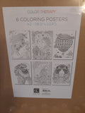 Coloring Posters Set of 6