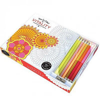 De-Stress Coloring Book Sets with Pencils