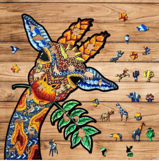 Giraffe Jigsaw Wood Puzzle