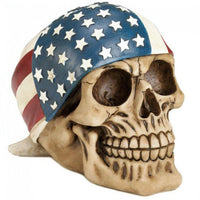 Skull with American Bandana